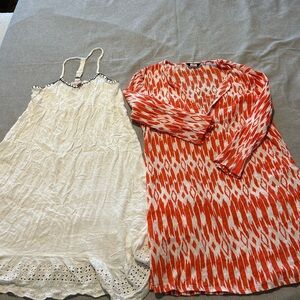 2 Bathingsuit Coverups, JCrew and Paradise USA